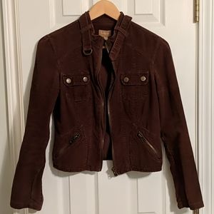 Brown Corduroy Jacket Size Medium